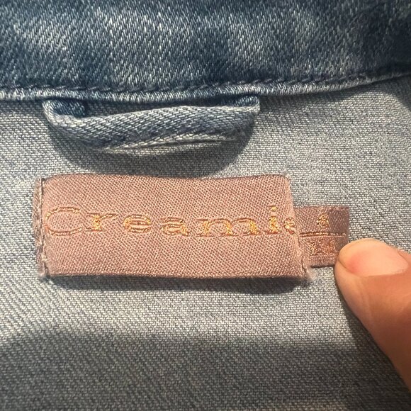 Adorable Creamie Jean Jacket, size 6 - Picture 4 of 4